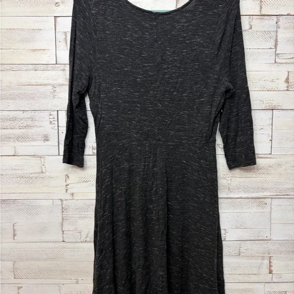 Express space dye zip front fit and flare large dress zip front - Picture 2 of 2